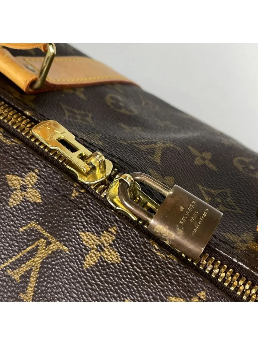Louis Vuitton Keepall Bandouliere 60 Boston Bag Monogram Brown